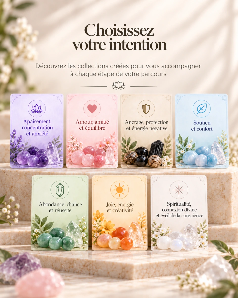 Choisissez votre intention – Création Opale et Agate