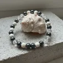 Bracelet en Pierre précieuse véritable 6 mm ~ Apaisement ~ Cadeau pour elle