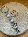 Semi-precious stones keychains ~ Angel ~
