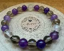 Natural semi-precious stones bracelet ~ Anti-smoking ~