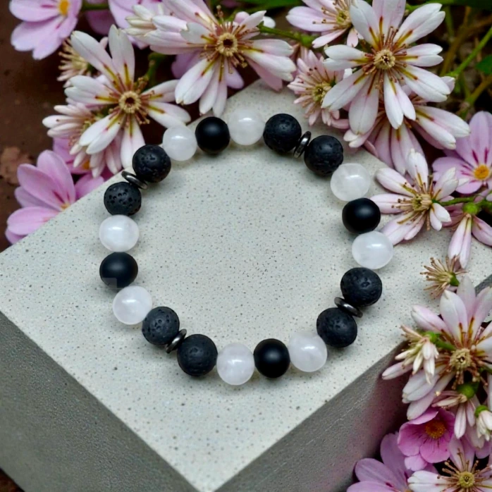 Bracelet de protection en pierre précieuse ~ Se libérer du passé ~