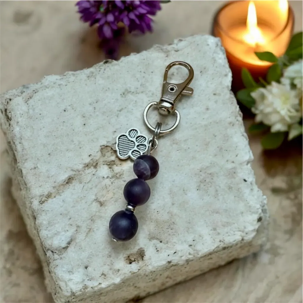 Bijoux pour animaux en pierres naturelles ~ Hyperactivité ~