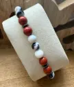 Bracelet en Pierre précieuse véritable ~ Santé Cardiaque ~ Cadeau pour elle et lui