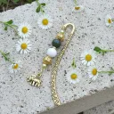 Signet en pierre précieuse ~ Chance ~ Marque-page