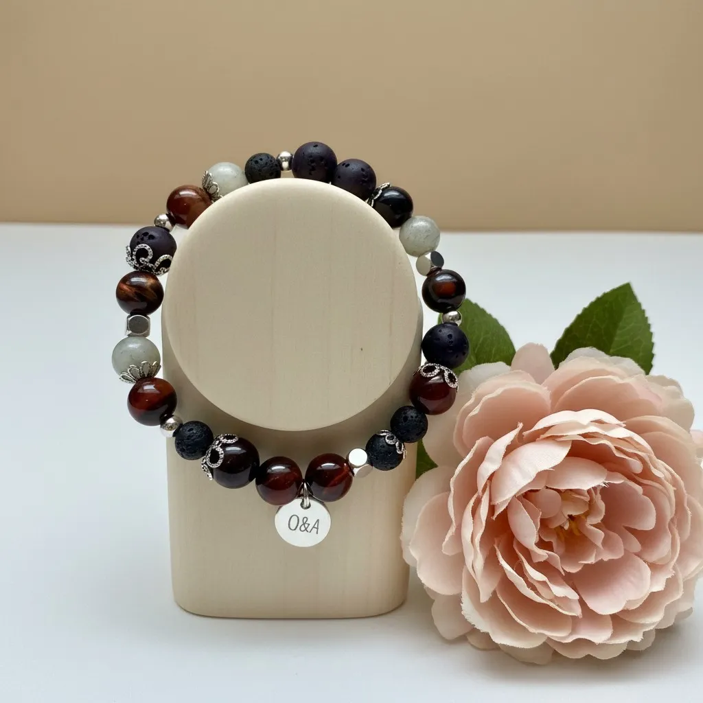 Bracelet Pierres semi-précieuses ~ Collection Sky ~ Protection