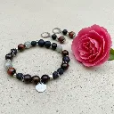 Bracelet and Earrings Set with Semi-Precious Stones ~ Sky Collection ~ Protection