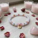 6mm Semi-Precious Stone Bracelet ~ Love ~