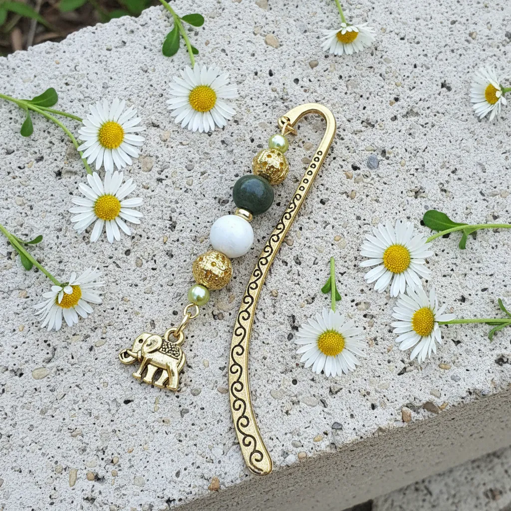 Signet en pierre précieuse ~ Chance ~ Marque-page