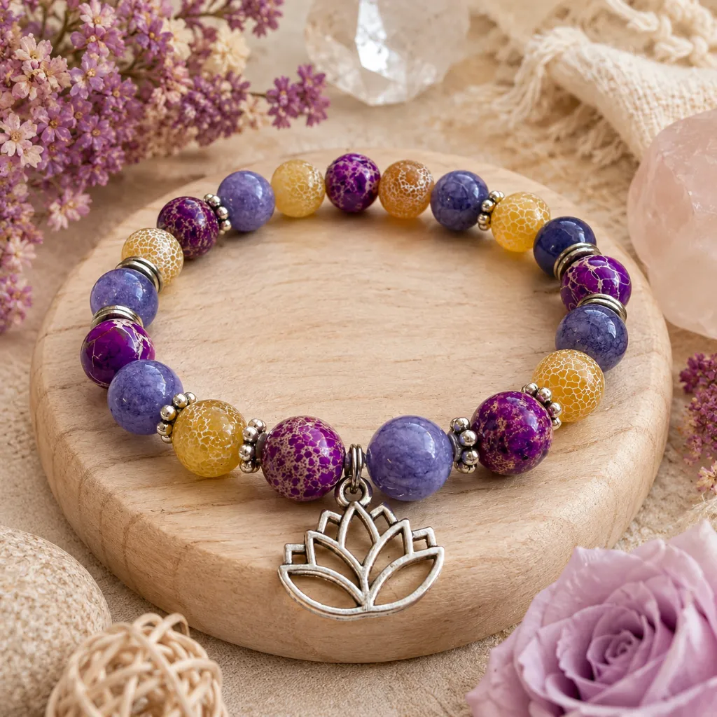 Pierres semi précieuses Bracelet ~ Équilibre ~