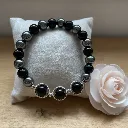 Stretch Bracelet Made with Natural Semi-Precious Stones ~ Grounding and Protection ~