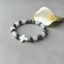 Bracelet en Pierre précieuse véritable ~ Divinité ~ Multi-cristaux naturelles