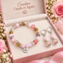 Gemstone Bracelet and Earrings Set ~ Sky Collection ~ Love