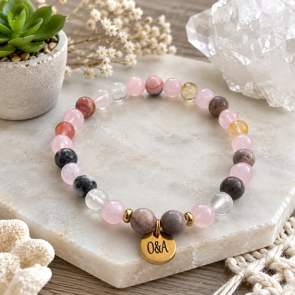 Bracelet de Pierres Semi Précieuses ~ Apaisement ~