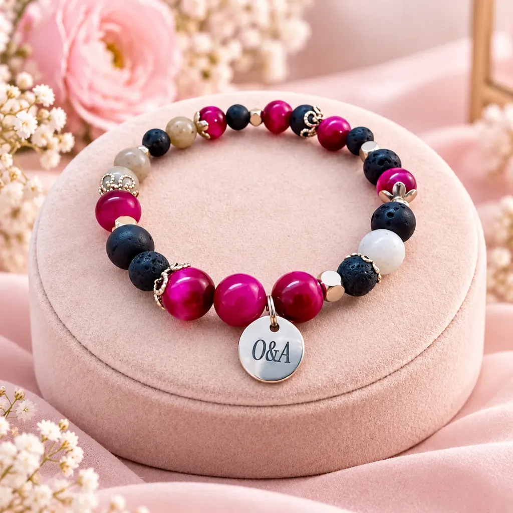 Bracelet en pierres naturelles – Collection Sky – Équilibre émotionnel