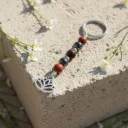 Porte-clés en Pierre semi précieuse véritable ~ Réussite ~