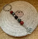 Genuine semi-precious stone key ring ~ Success ~