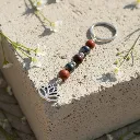 Porte-clés en Pierre semi précieuse véritable ~ Réussite ~