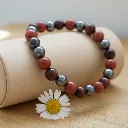 Stretch bracelet in natural semi-precious stones ~ Success ~