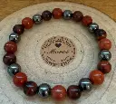 Stretch bracelet in natural semi-precious stones ~ Success ~