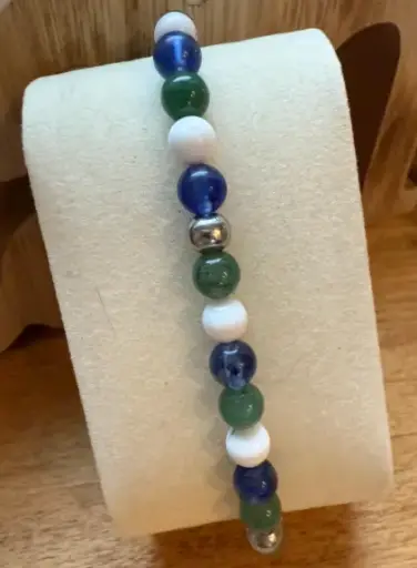 Gemstones Protective bracelet 6 mm ~ Depression ~