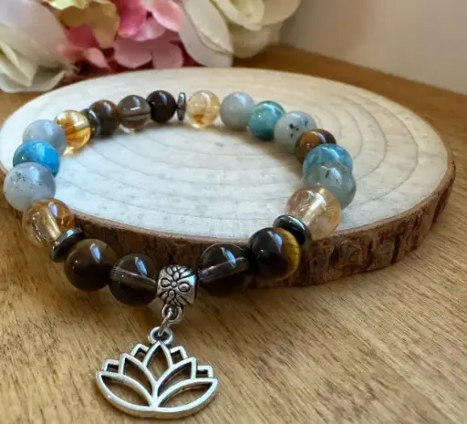 Semi-precious stones bracelet ~ Stress and Anxiety ~