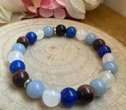 Bracelet en Pierres de protection ~ Voyageur ~
