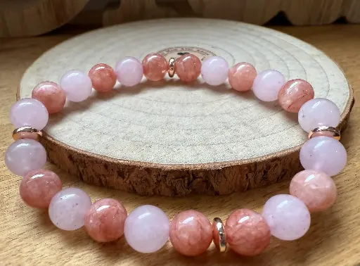 Bracelet en Pierres semi-précieuses ~ Guérison du Coeur ~