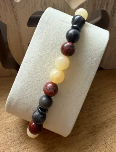 Genuine Gemstone Bracelet ~ The Stressed One ~ Gift for Him and Her